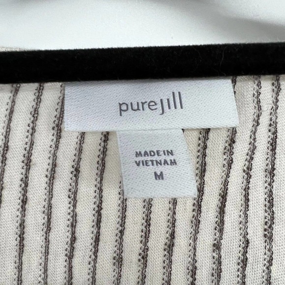 Striped Cream Women's Top - Picture 5 of 7